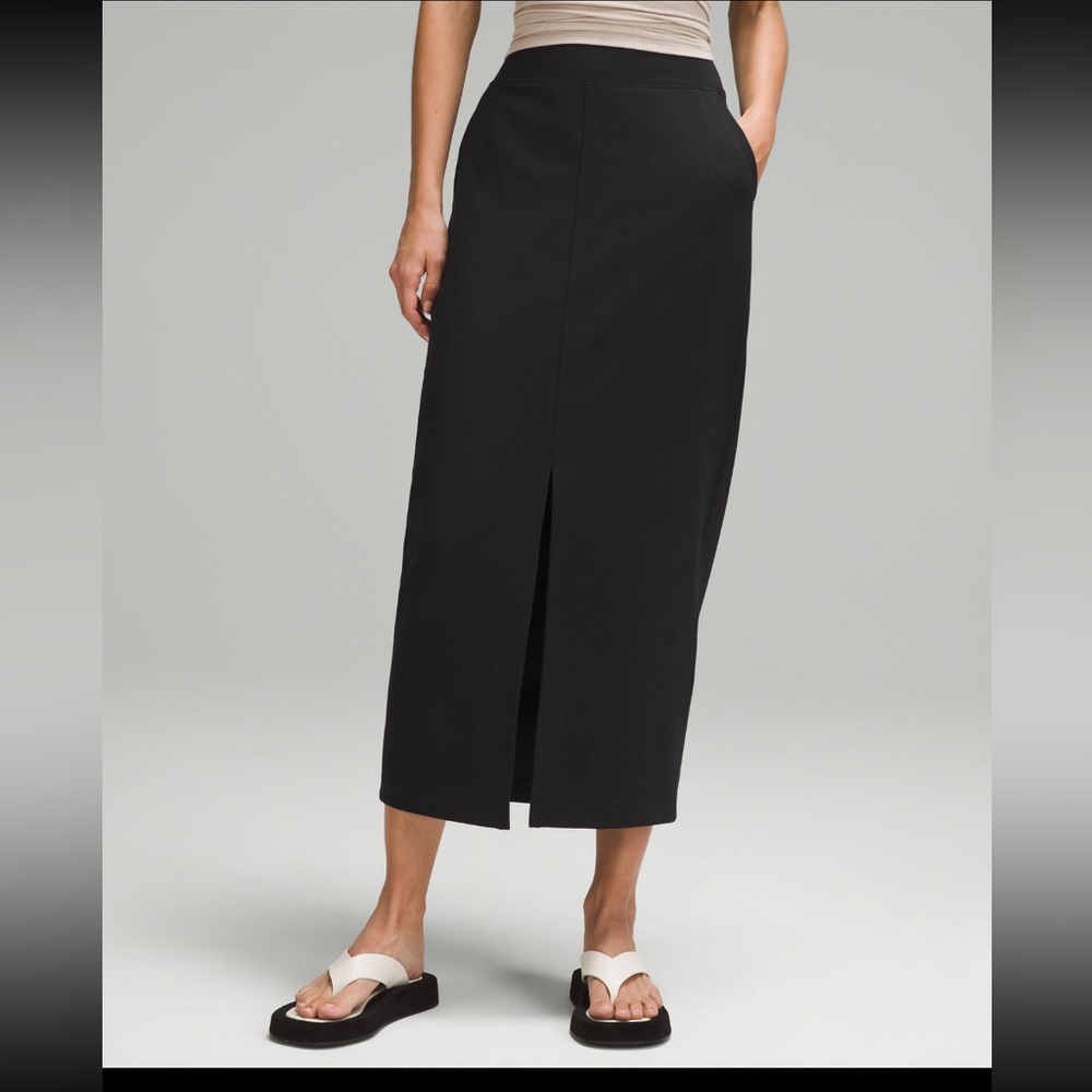 Lululemon Athletica Black Maxi Skirt